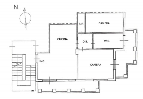 Le case di seba appartamento trinacria 2° piano 70 mq le case di ... Appartamento 70 mq planimetria